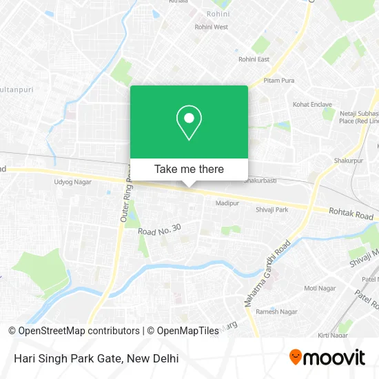 Hari Singh Park Gate map