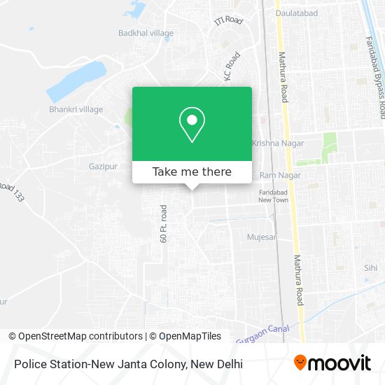 Police Station-New Janta Colony map