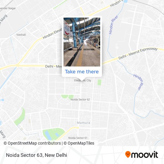 Noida Sector 63 map