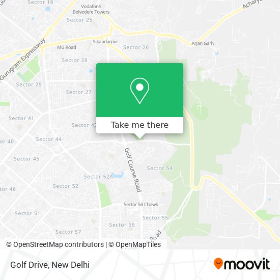 Golf Drive map