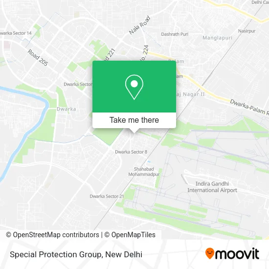 Special Protection Group map