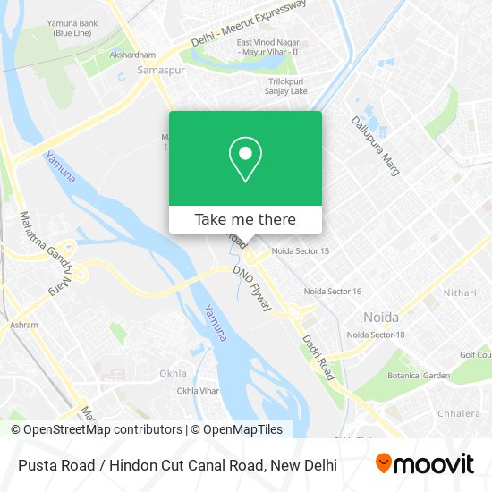 Pusta Road / Hindon Cut Canal Road map
