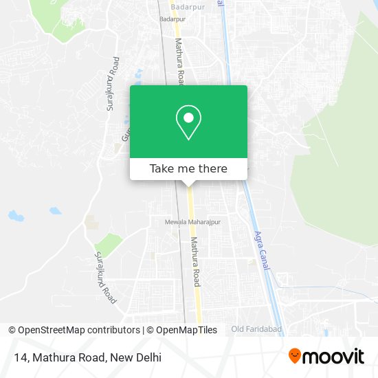 14, Mathura Road map