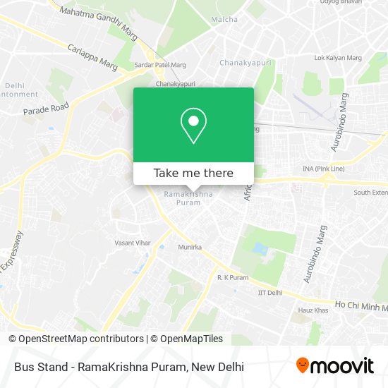 Bus Stand - RamaKrishna Puram map