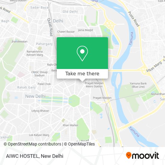 AIWC HOSTEL map