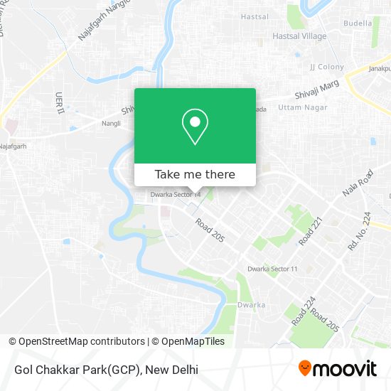 Gol Chakkar Park(GCP) map