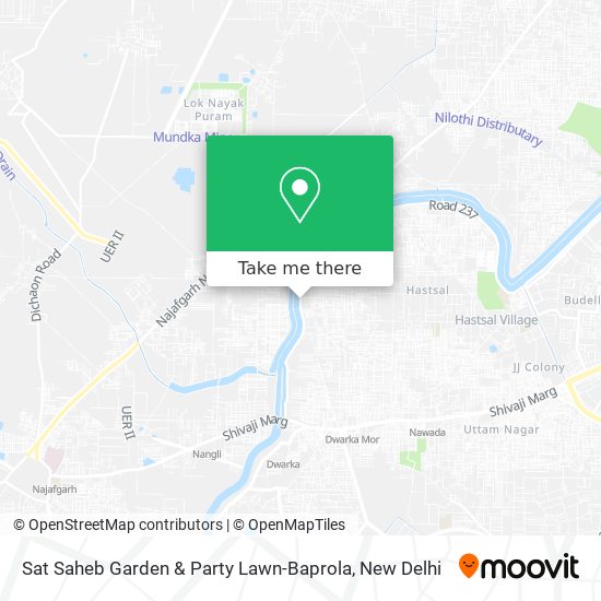 Sat Saheb Garden & Party Lawn-Baprola map