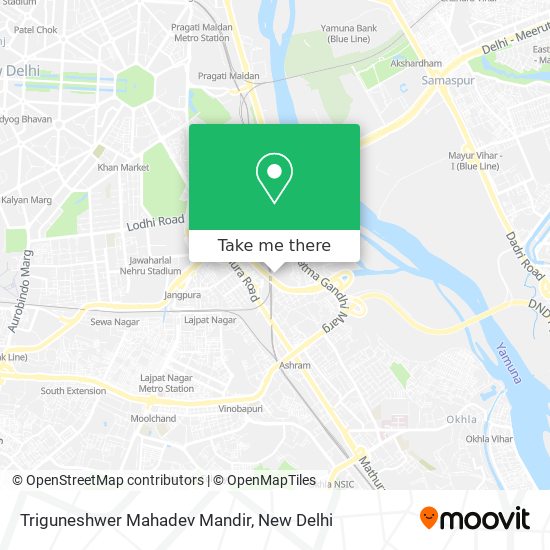 Triguneshwer Mahadev Mandir map