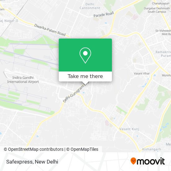 Safexpress map