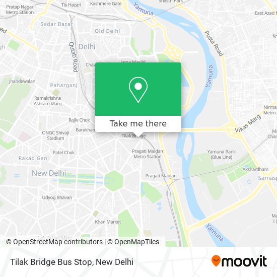 Tilak Bridge Bus Stop map