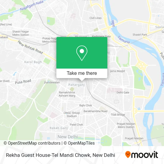 Rekha Guest House-Tel Mandi Chowk map