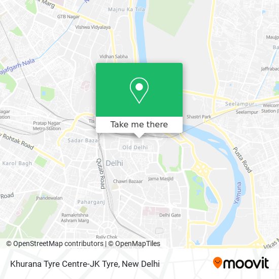 Khurana Tyre Centre-JK Tyre map