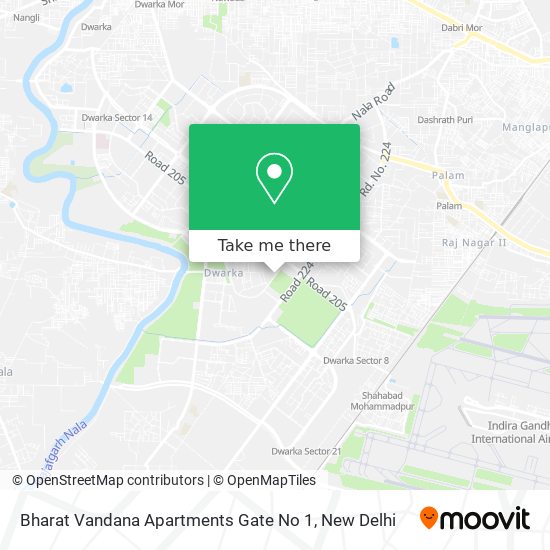 Bharat Vandana Apartments Gate No 1 map