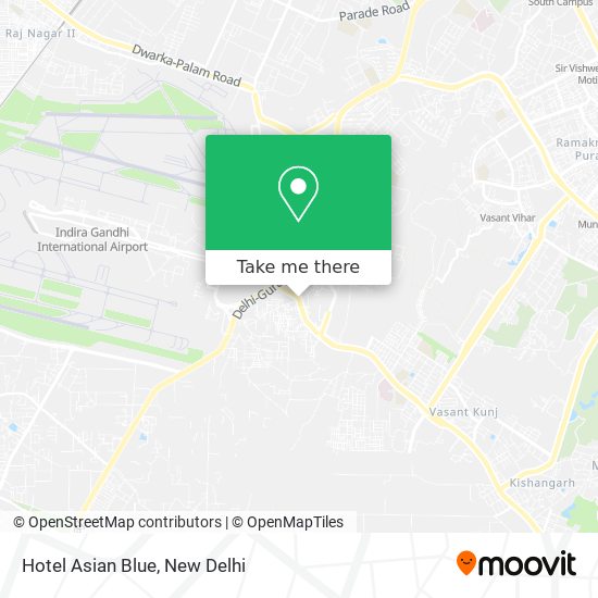 Hotel Asian Blue map