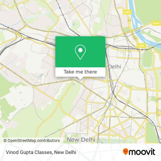 Vinod Gupta Classes map