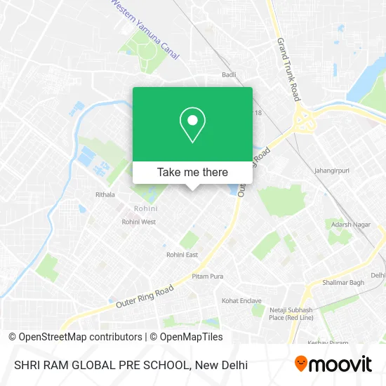 SHRI RAM GLOBAL PRE SCHOOL map