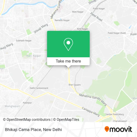 Bhikaji Cama Place map