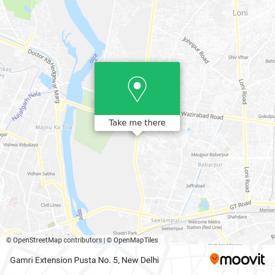 Gamri Extension Pusta No. 5 map