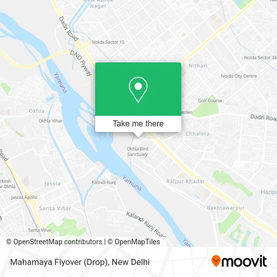 Mahamaya Flyover (Drop) map