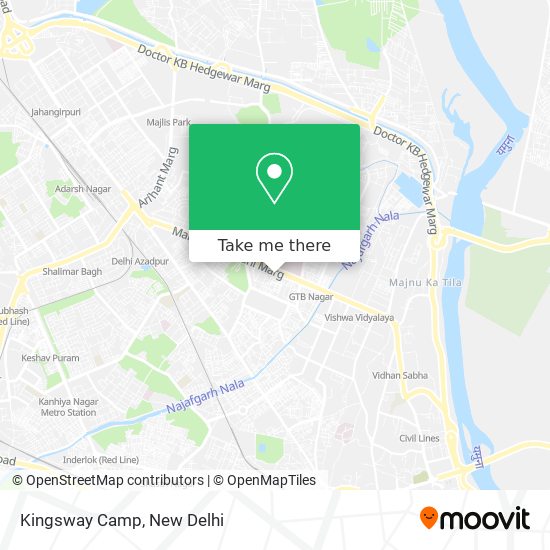 Kingsway Camp map