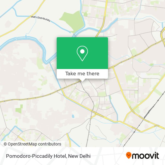 Pomodoro-Piccadily Hotel map