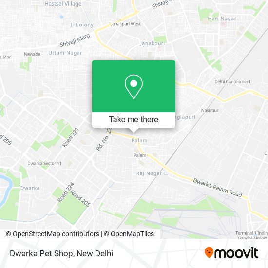 Dwarka Pet Shop map