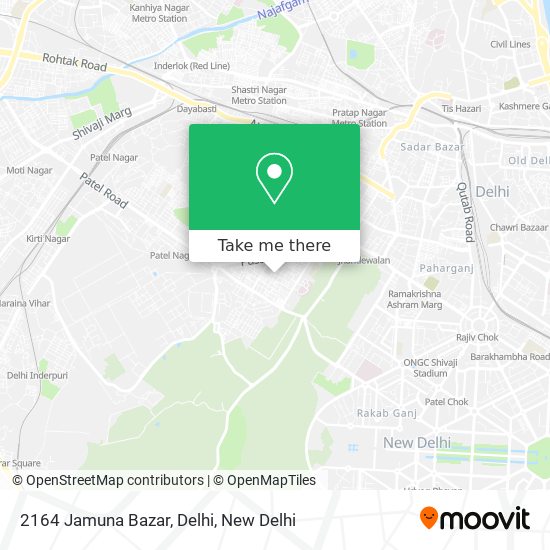 2164 Jamuna Bazar, Delhi map
