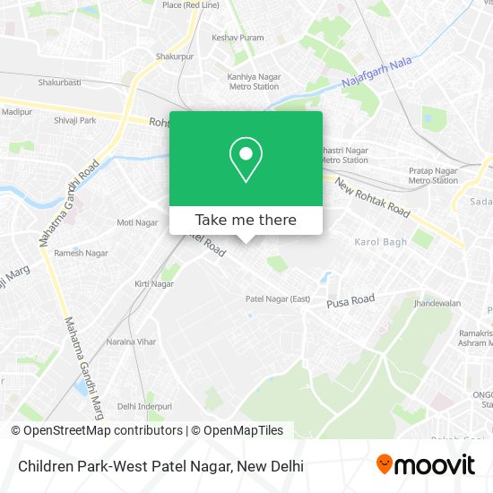 Children Park-West Patel Nagar map