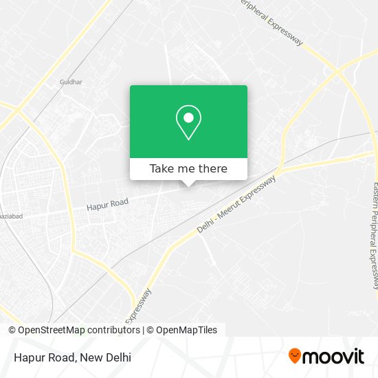 Hapur Road map