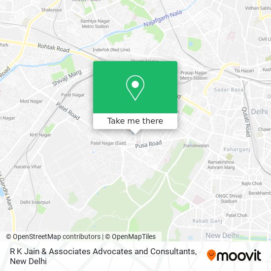 R K Jain & Associates Advocates and Consultants map