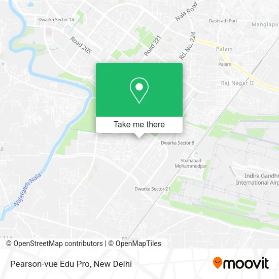 Pearson-vue Edu Pro map