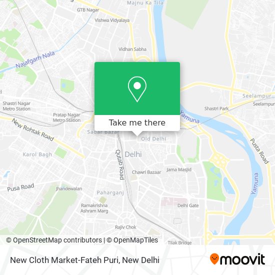 New Cloth Market-Fateh Puri map