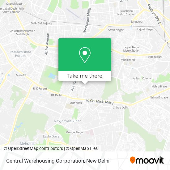 Central Warehousing Corporation map
