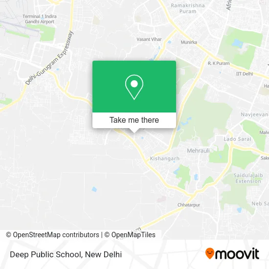 Deep Public School map