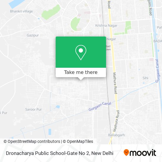 Dronacharya Public School-Gate No 2 map