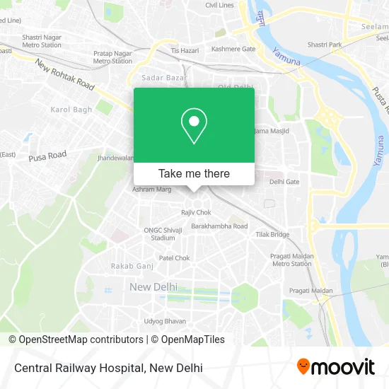 Central Railway Hospital map