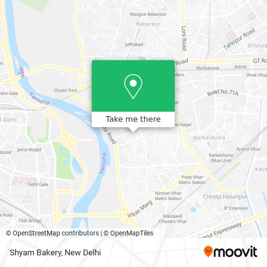 Shyam Bakery map