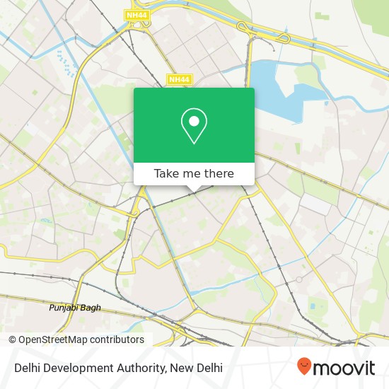 Delhi Development Authority map