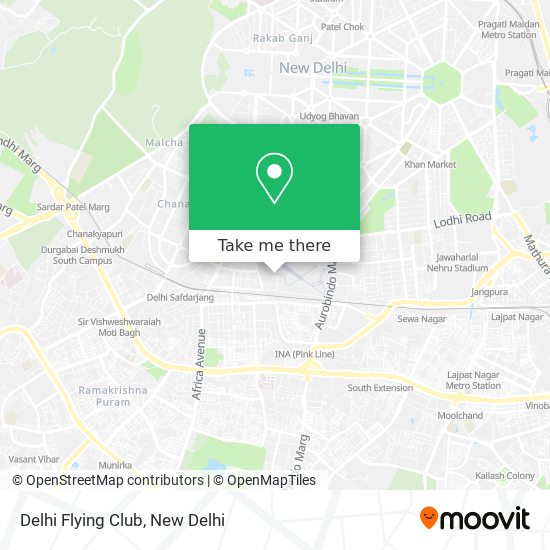 Delhi Flying Club map