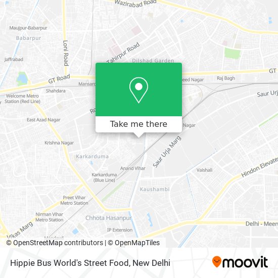 Hippie Bus World's Street Food map