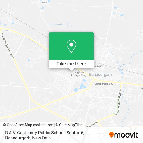 D.A.V. Centenary Public School, Sector-6, Bahadurgarh map