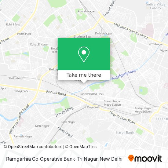 Ramgarhia Co-Operative Bank-Tri Nagar map