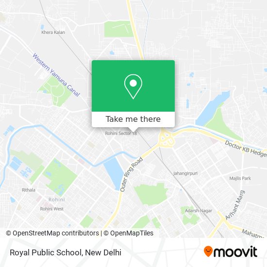 Royal Public School map
