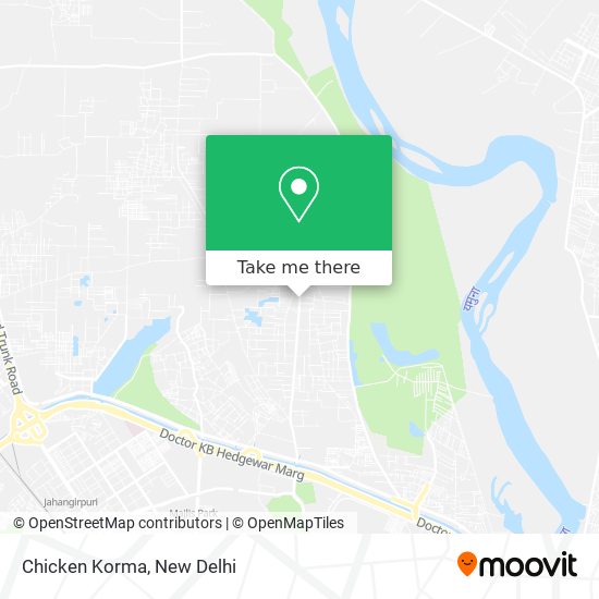 Chicken Korma map