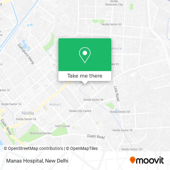 Manas Hospital map