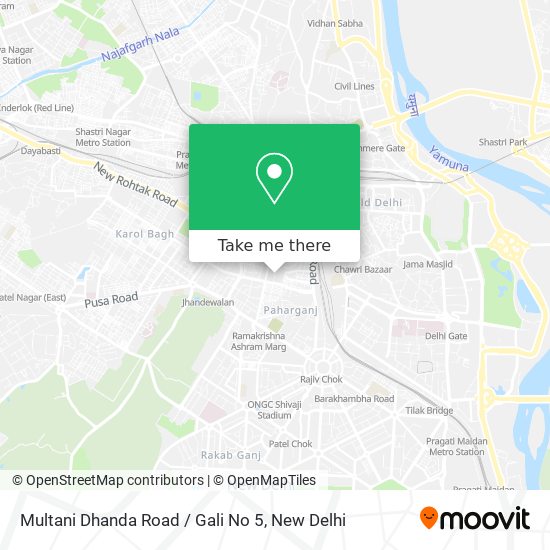 Multani Dhanda Road / Gali No 5 map