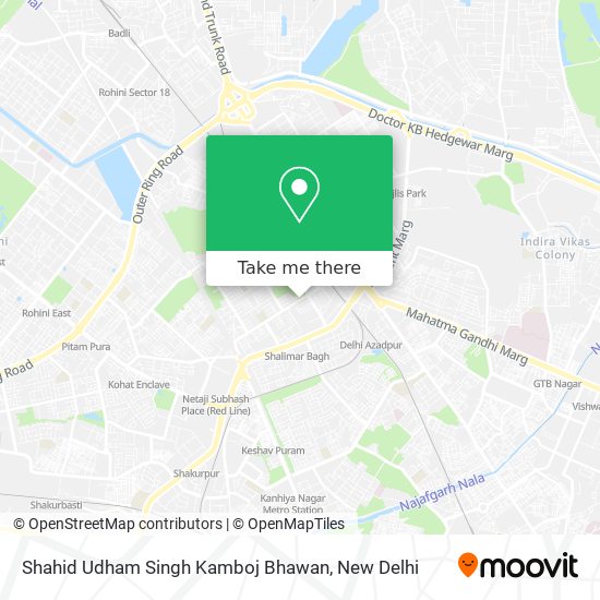 Shahid Udham Singh Kamboj Bhawan map