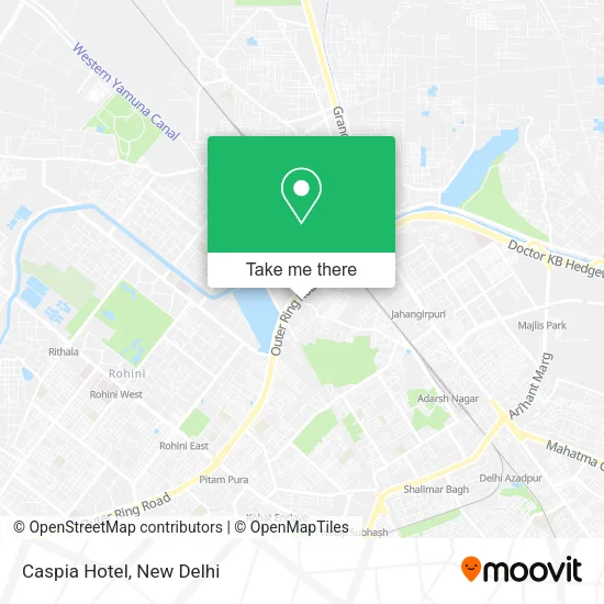 Caspia Hotel map