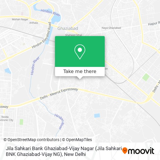 Jila Sahkari Bank Ghaziabad-Vijay Nagar (Jila Sahkari BNK Ghaziabad-Vijay NG) map