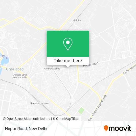 Hapur Road map